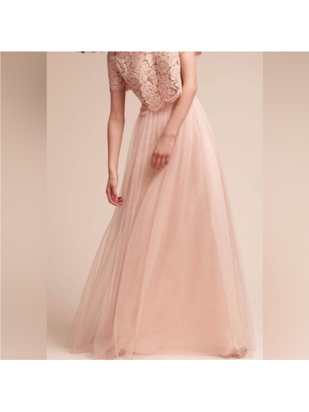 Jenny Yoo Pink Tulle skirt
